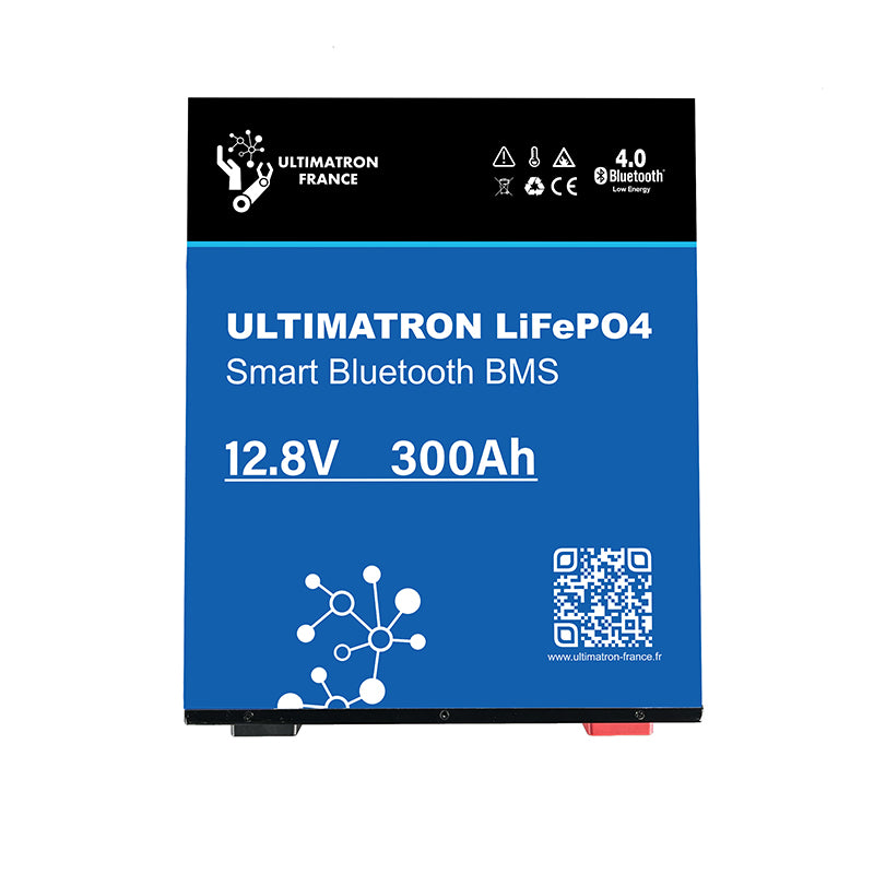 Ultimatron LiFePO4 Lithium Battery 12.8V 300Ah With Bluetooth And Smart BMS Integrated Dup